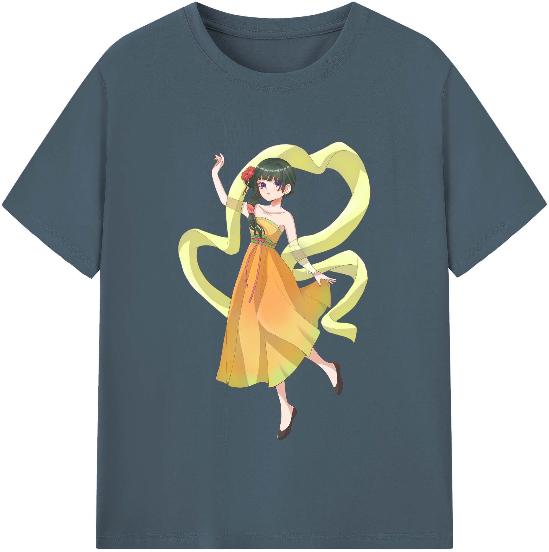 （画像用） 薬屋のひとりごと The Apothecary Diaries 綿100％半袖Tシャツ（フロントプリント）